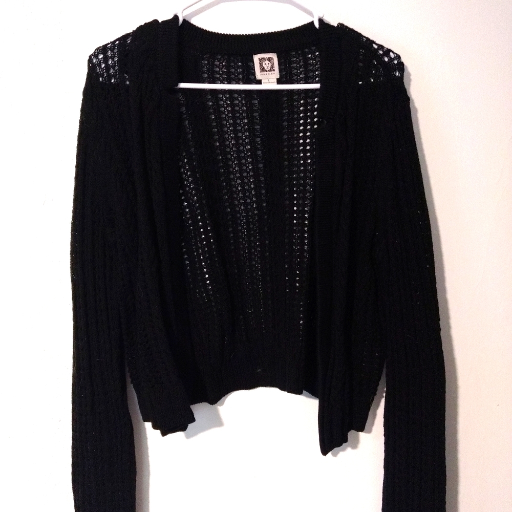 ❌ SOLD ❌ Anne Klein Knit Crop Cardigan